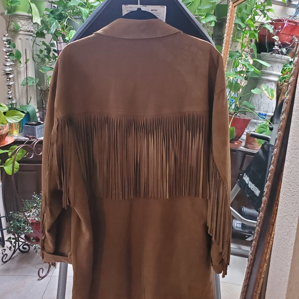 Donna Karan suede jacket